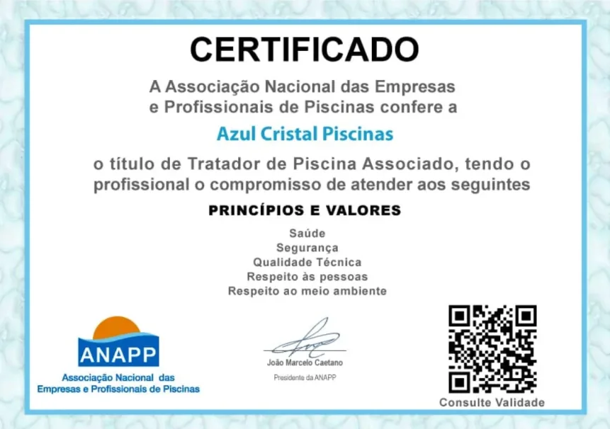 Certificado ANAPP